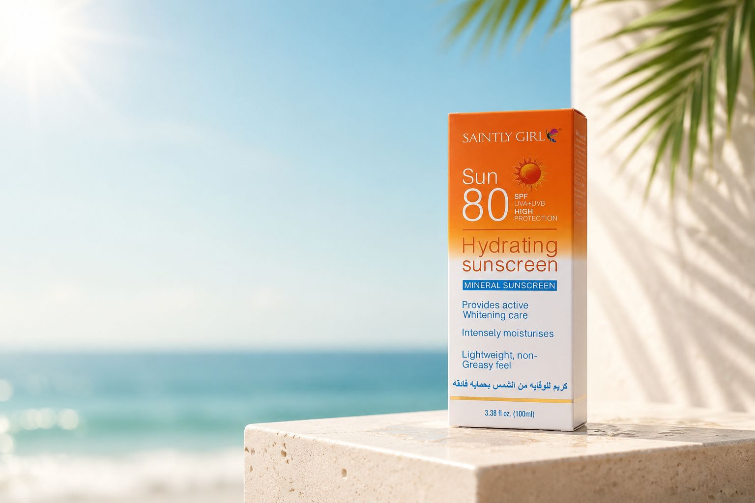 محافظت بی‌نظیر زیر نور خورشید با ضد آفتاب Saintly Girl SPF 80